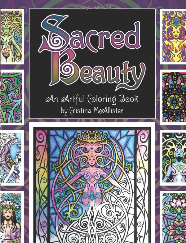 Amazon Sacred Beauty An Artful Coloring Book By Cristina McAllister 9781516976133