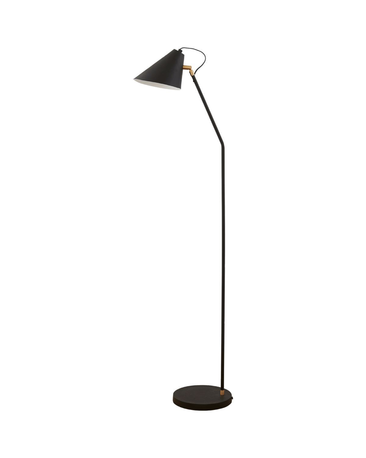 Stehlampe House Doctor, Cosy Reading Corner, Aluminium, Black Metal, Floor Lamp, Magnificent, Bulb, Flooring, Living Room