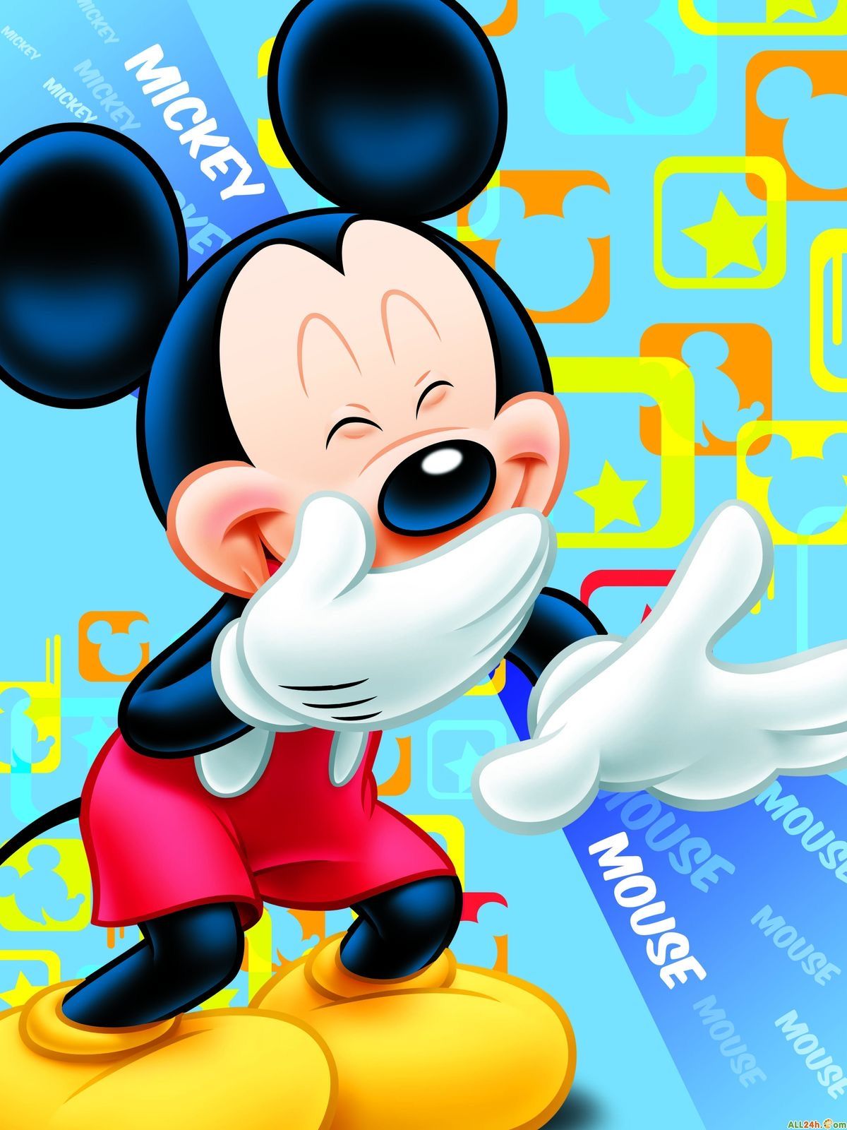Hawaiana Disney Mickey Mouse Color Azul Número 28 Hawaiana Disney Mickey Mouse Color Azul Número 28