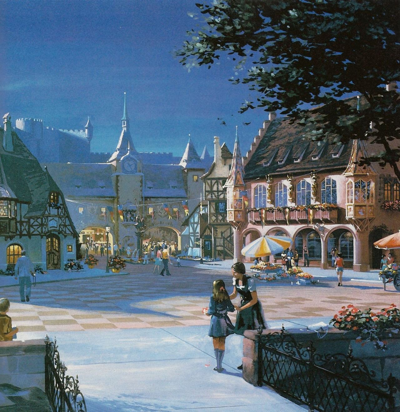 Epcot Center Germany Rhine River Cruise Epcot Epcot Theme Park Retro Disney