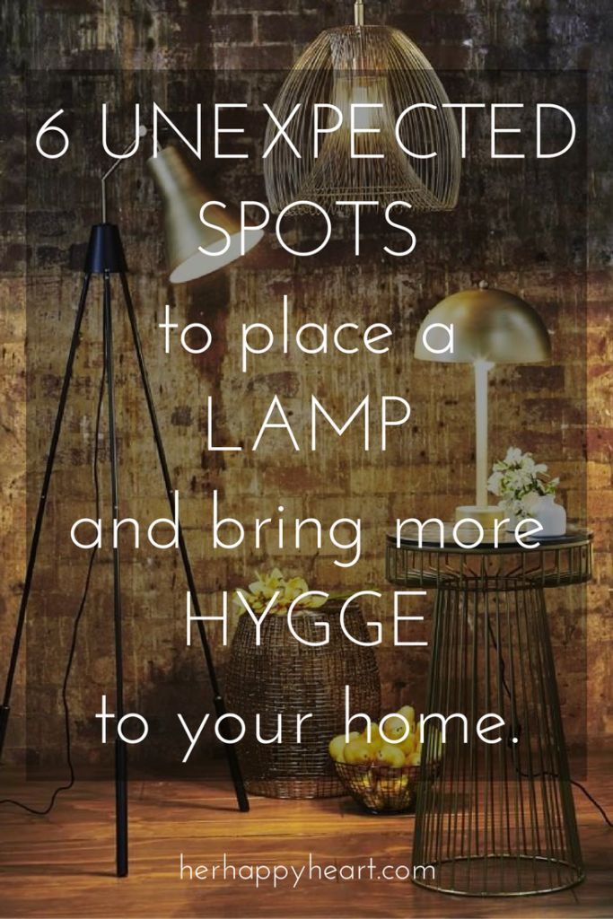 Hygge Decor In Your Home: 6 Unexpected Spots to Place a Lamp