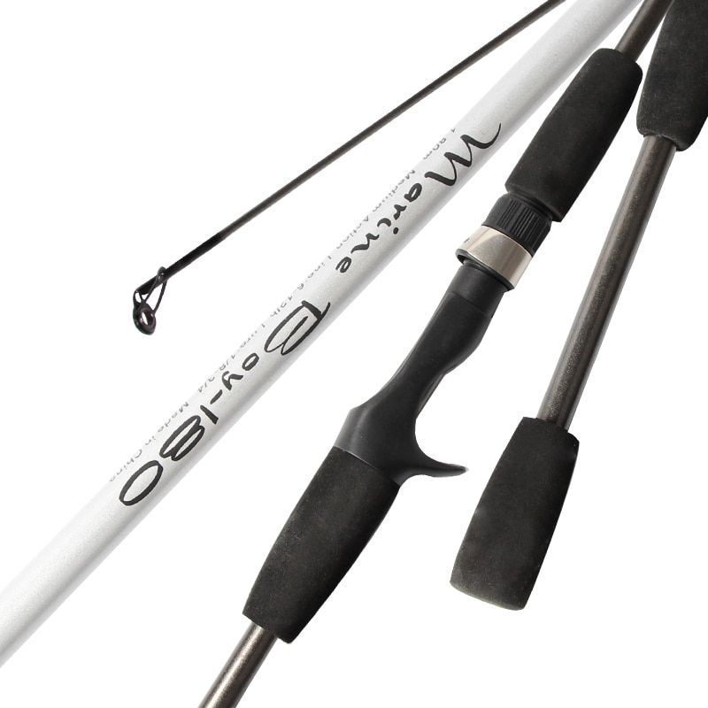 Carbon Spinning Fishing Rod | Casting rod, Fishing pole, Rod Canne 2 segments 1,80m spinningcasting carbone | Canne a