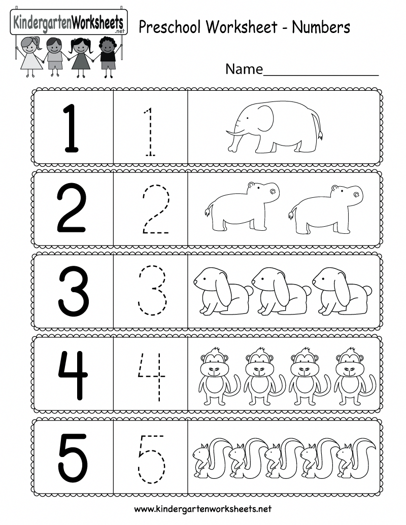 this is a preschool numbers worksheet kids can learn how to write