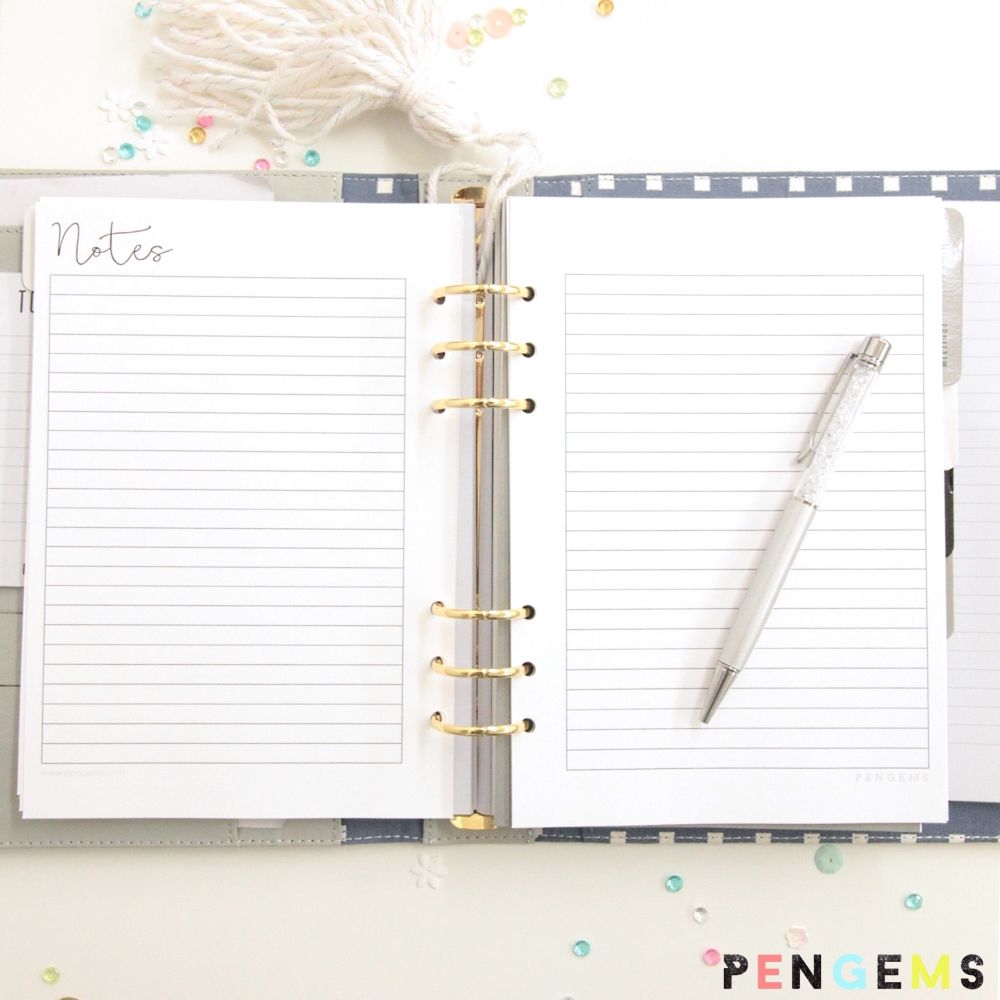 This is an image of Selective A5 Planner Printables It's just a picture of Selective A5 Planner Printables