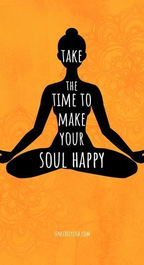 #YOGA Nehmen Sie sich Zeit, um Ihre Seele glücklich zu machen :) - #fitness #glücklich #Ihre #machen...