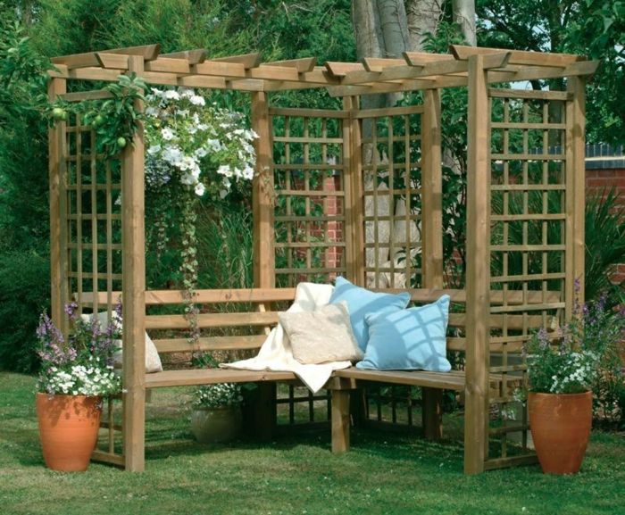 Garten Pergola gestalten - 50 Ideen für Ihre sommerliche - ideen fur gartengestaltung Garten Pergola gestalten - 50 Ideen für Ihre sommerliche - ideen fur gartengestaltung