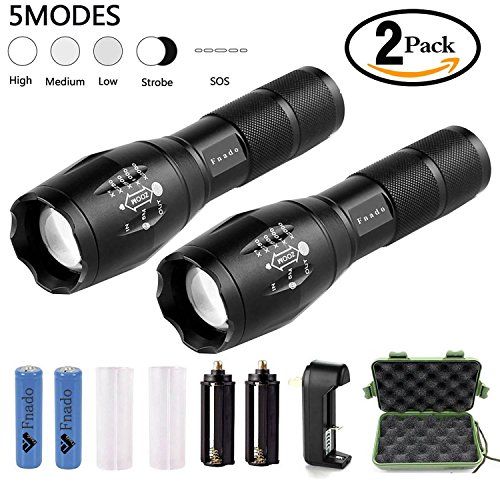500lm aluminum alloy Outdoor Camping Hiking Zoom LED Torch Flashlight Handheld