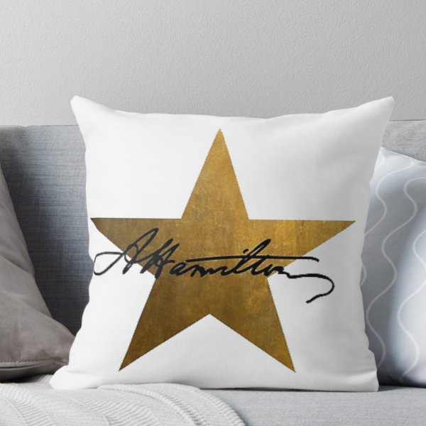 Hamilton Star' Throw Pillow by tjah Hamilton Star' Throw Pillow by tjah