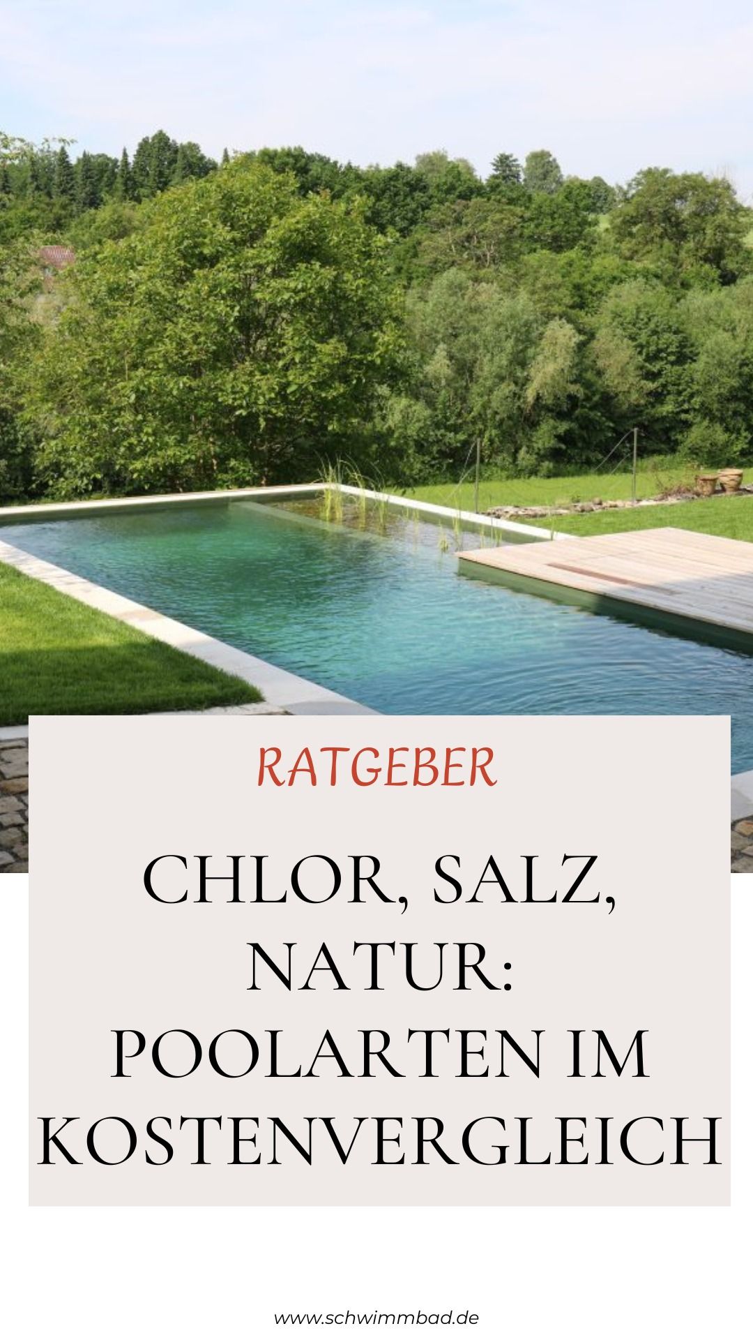Poolkosten: Verschiedene Poolarten im Vergleich
