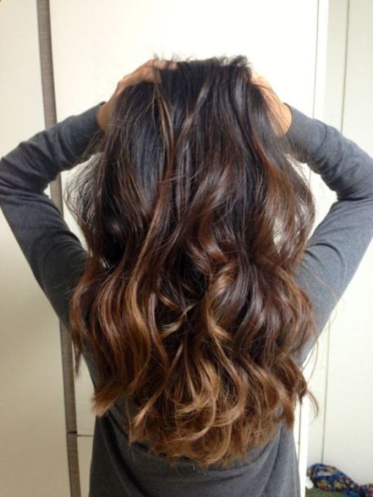 Best Balayage Hairstyles For Natural Black Hair Brunette Hair With Highlights Brown Ombre Hair Color Beliage Hair [ 709 x 532 Pixel ]