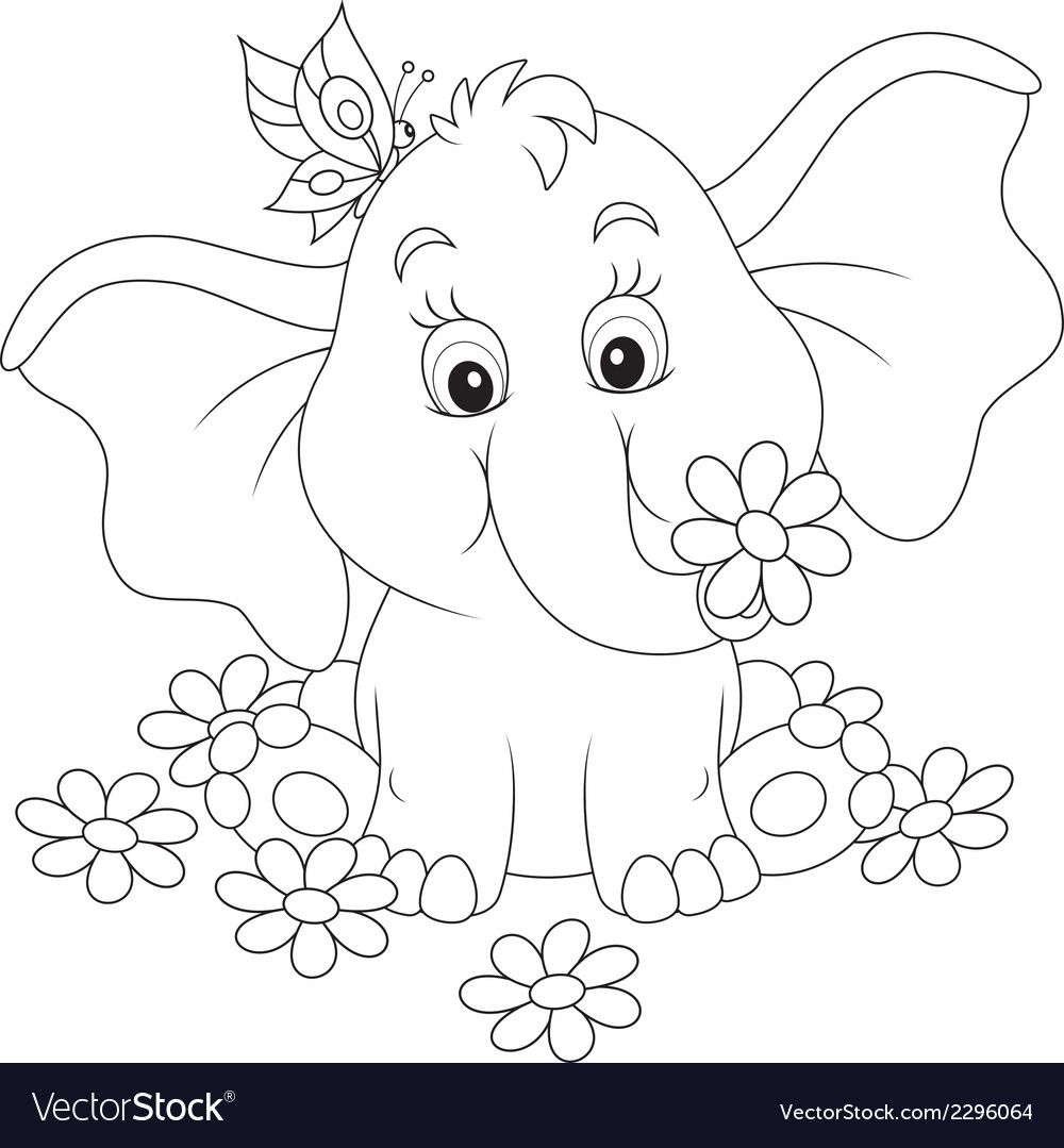 Small Elephant Sitting With Quiet Coloring Pages For Kids C3y Printable Elephants Coloring P Apliques Bordados Almohadas De Ninos Dibujo Animales Infantiles