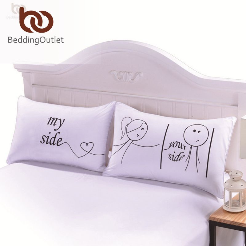 Side Pillow Case Covers Romantic Grow Old with You® Body Pillowcase