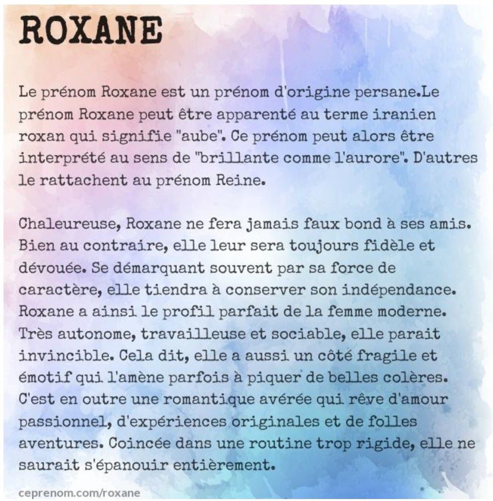 Roxane En 21 Le Prenom Prenom Mael Prenom Masculin Roxane En 21 Le Prenom Prenom Mael Prenom Masculin