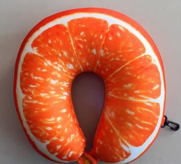 Originality Fruits Travel Pillow U Shaped Travel Pillow Nanoparticles