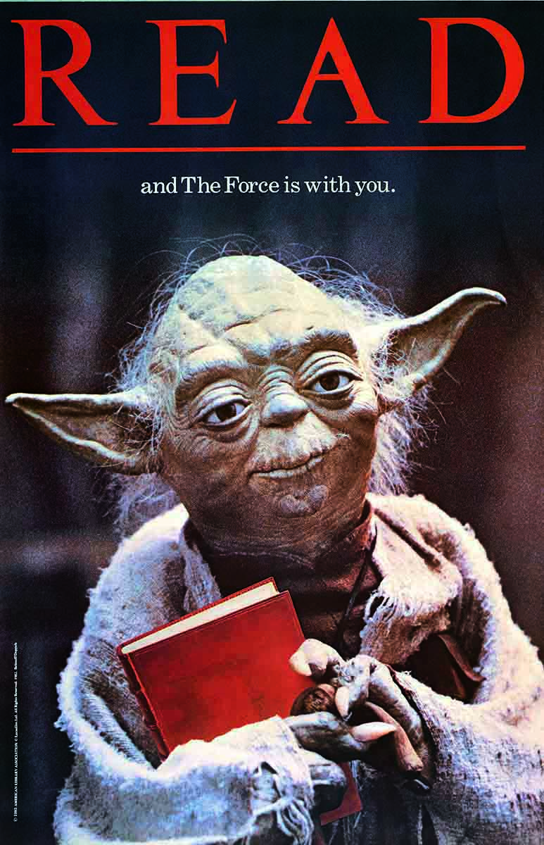 ‘80s Yoda Poster: Still Guilting Us to READ