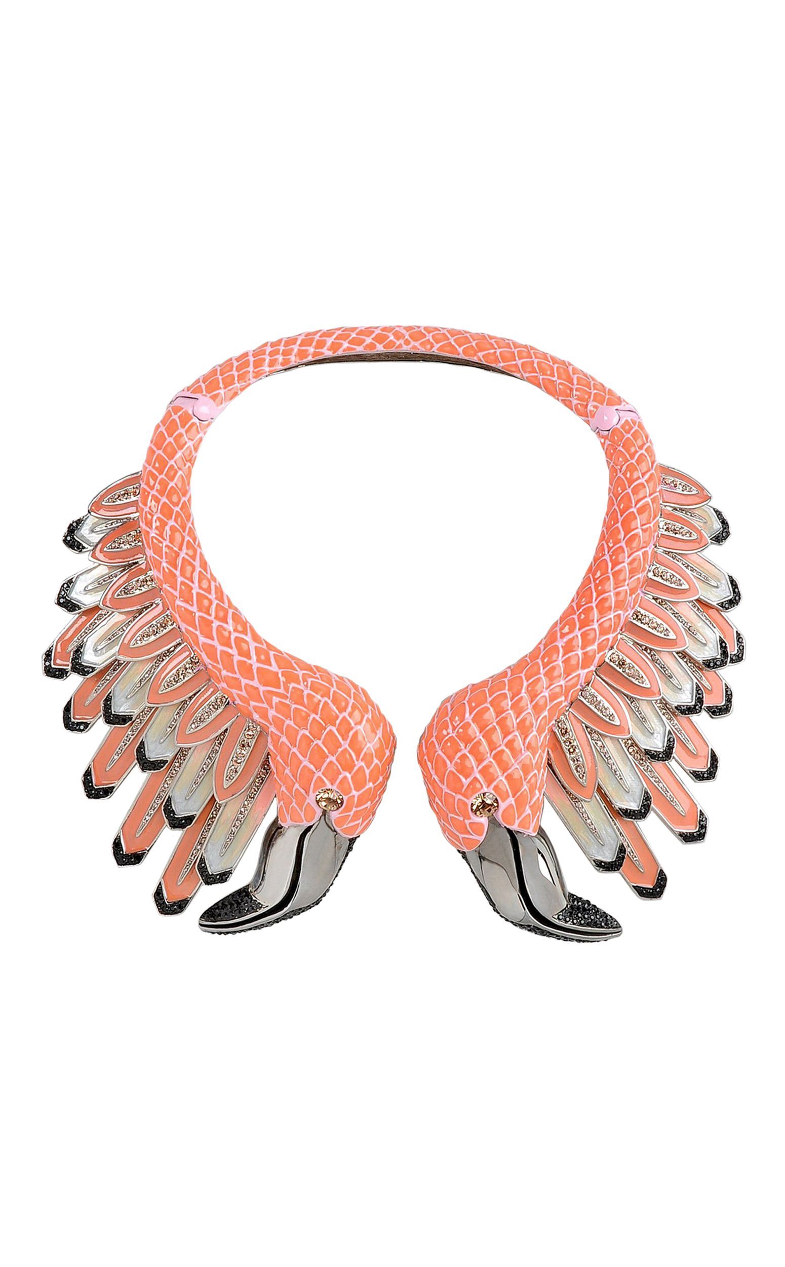 Roberto Cavalli | Official Online Store | Flamingo jewelry, Flamingo necklace, Fashion jewelry