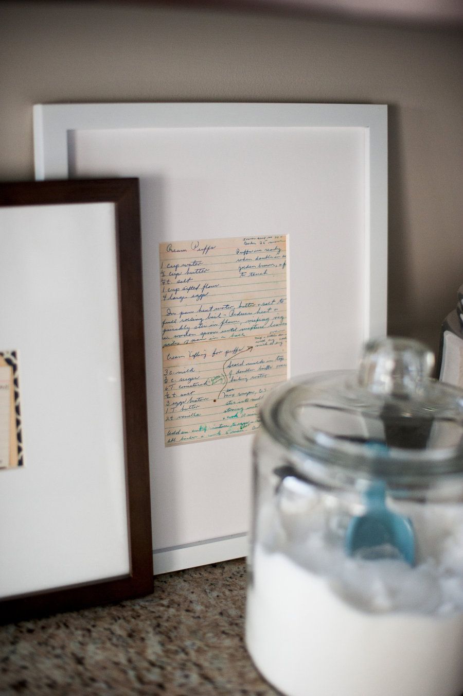 DIY Playbook's Home Tour from Gina Cristine | Framed recipes, Decor