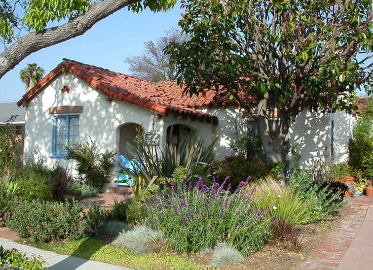 Southern California Front Yard Landscaping Ideas Part - 22: Raised Foundation Spanish Revival Front Yards - Google Search