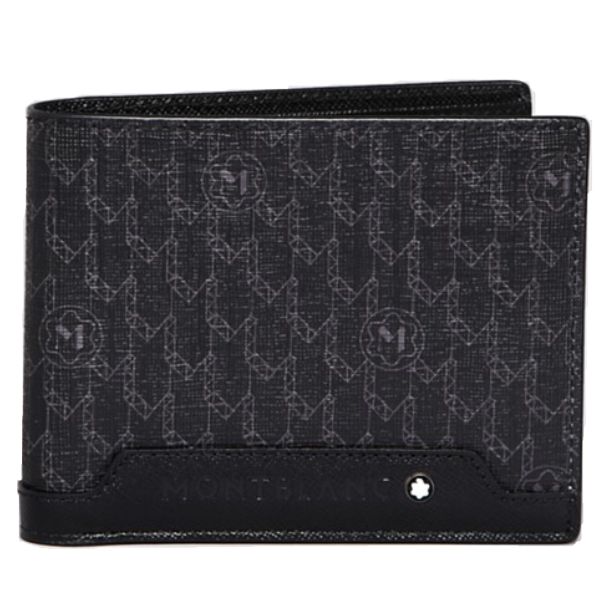 Montblanc Meisterstuck 4cc Black Cowhide Italian Leather Wallet 111125 Wallet Black Cowhide Mont Blanc Wallet