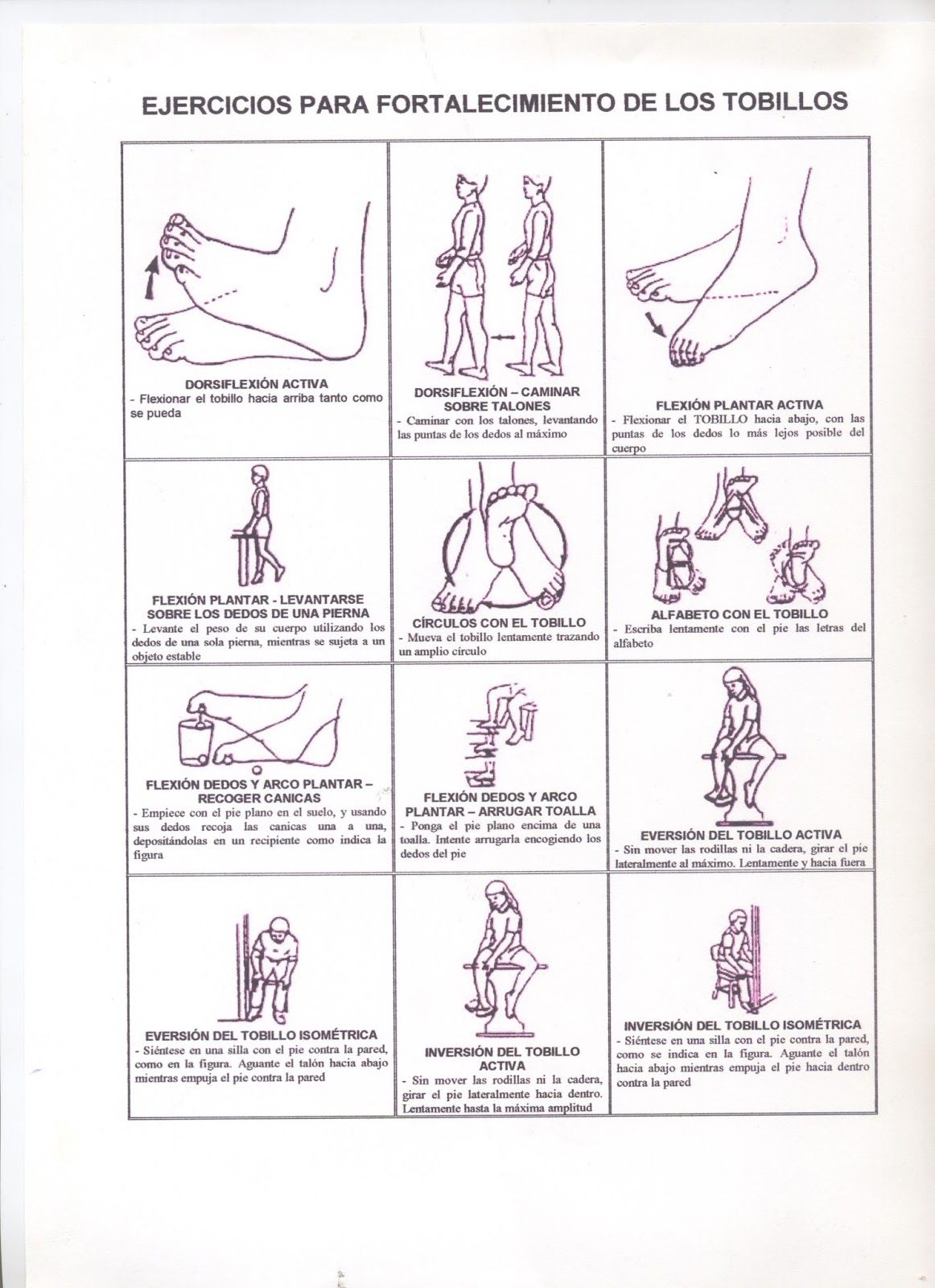 Ejercicios para fortalecer tobillos running