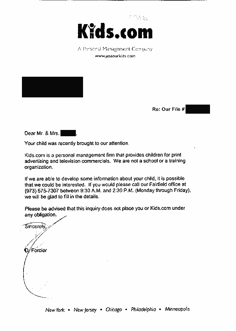 letter of solicitation for