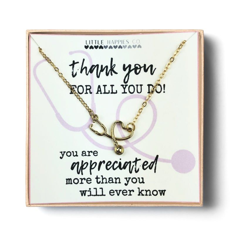 When Everything Seems Difficult Nurse Gift To My Nurse Mom Stethoscope Necklace Swarvoski Crystal Pendant Health Care Worker Appreciation Gift