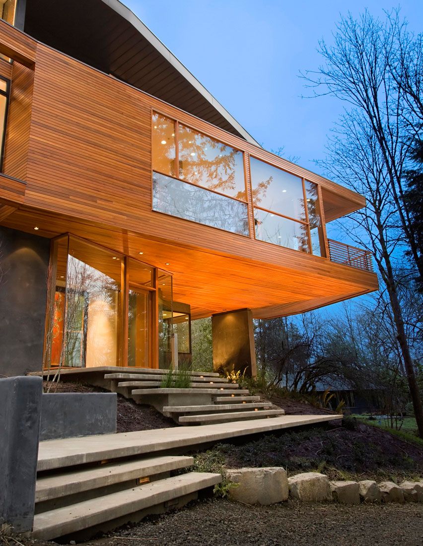 El Verdadero Nombre Y Procedencia De La Casa De Los Cullen Saga Crepúsculo Casa De Diseño Contemporáneo Entradas De Casas Arquitectura De La Casa