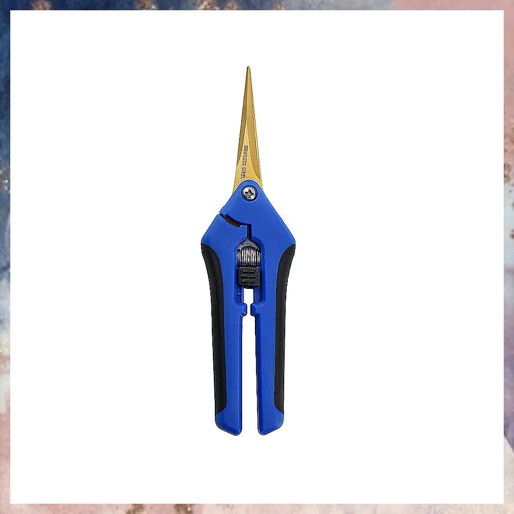 HOMEANING 1PC Pruning Shears with Curved Trimming Scissors, Blades Gardening Hand Pruning Snips Titanium Coated Precision Bon Gardening Gloves, Gardening Scissors, Bonsai Pruning, Plant Supports, Pruners, Snip, Pruning Shears, Hydroponics, Blade