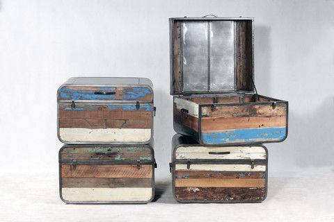 Industrial Cargo Furniture Coffee Table Trunk Chest Distressed - Industrial Trunk Coffee Table With Storage Industrial Cargo Furniture Coffee Table Trunk Chest Distressed - Industrial Trunk Coffee Table With Storage