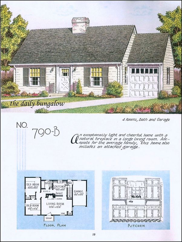 1935 National Plan Service Vintage House Plans Blueprints Sims Design Vintage House Plans, Small Colonial House Floor Plans