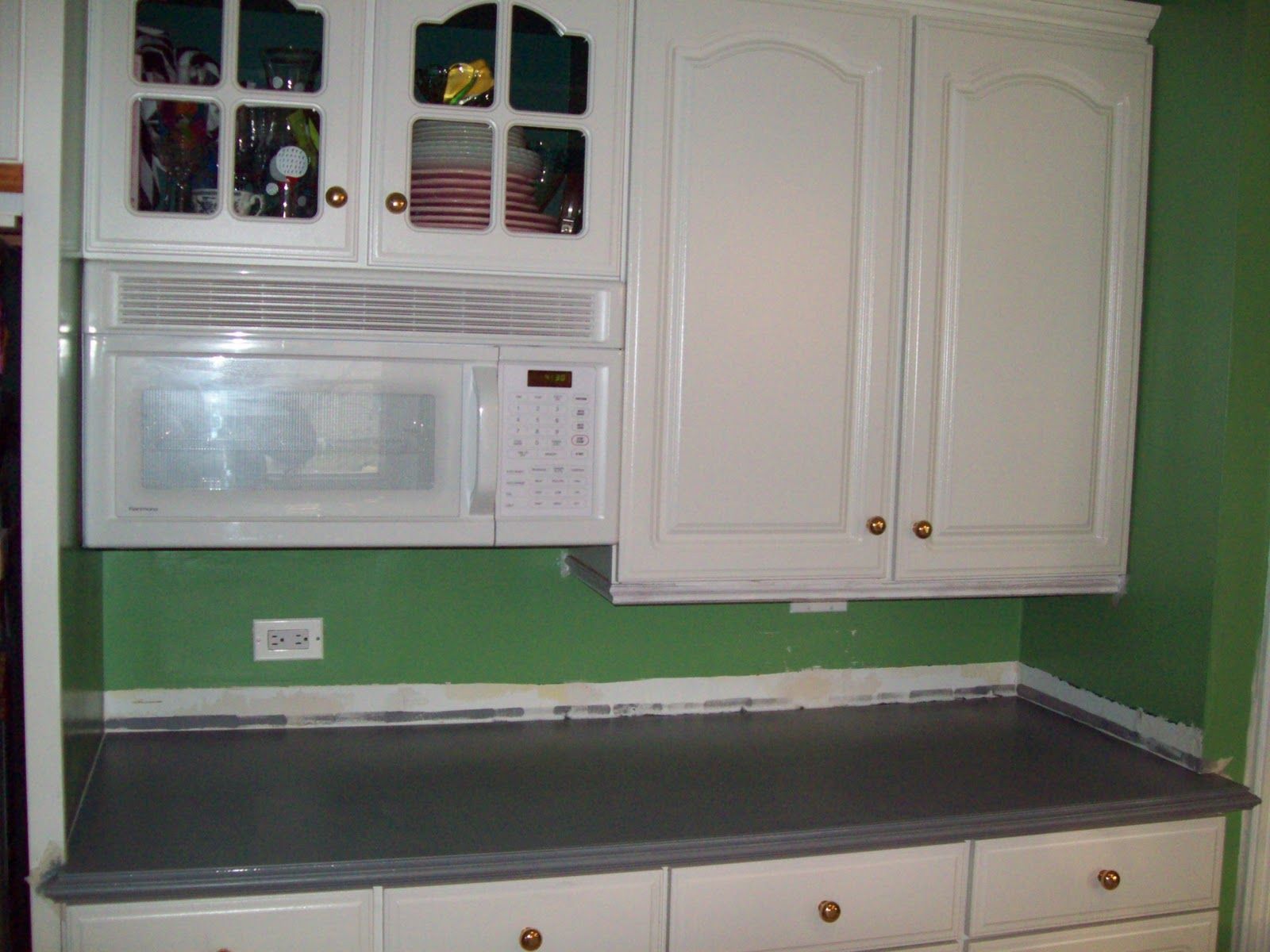 Painted formica countertop remodelaholic