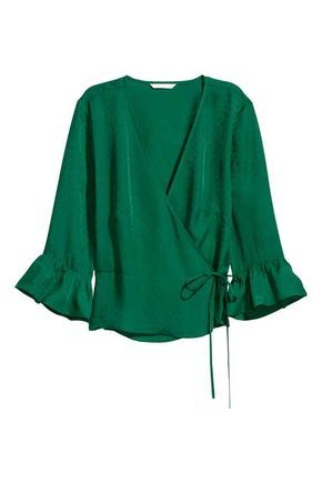 Ortografía madera derrota Blusa cruzada con estampado - Verde esmeralda/Hoja - MUJER | H&M ES | Blusa verde outfit, Blusas cruzadas, Blusas de moda Ortografía madera derrota Blusa cruzada con estampado - Verde esmeralda/Hoja - MUJER | H&M ES | Blusa verde outfit, Blusas cruzadas, Blusas de moda