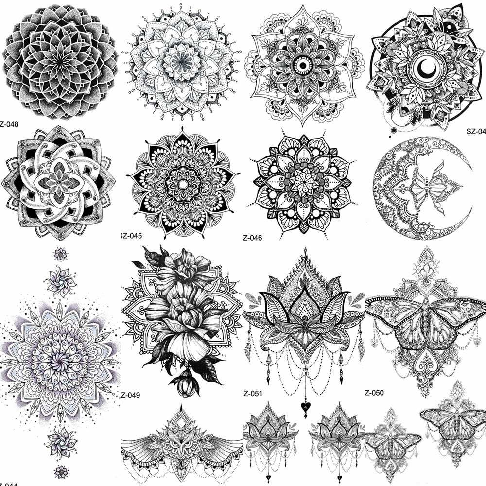 Etiqueta de tatuagem temporária etiqueta de transferência de água falso pulseira de jóias tatoo colar sexy rendas lótus pingentes tatuagens para mulher blach henna| | - AliExpress Sexy Tattoos, Black Tattoos, Small Tattoos, Tattoos For Women, Sleeve Tattoos, Gorgeous Tattoos, Awesome Tattoos, Tattos, Tattoos Mandalas