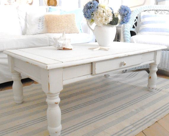 Pin On Media Room Pin On Media Room, Beach Coffee Table Shabby Chic
