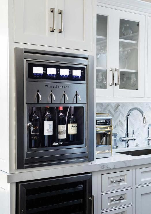 A lot more concerning the picture below Kitchen Styling Ideas Wine station, Home, Kitchen design
