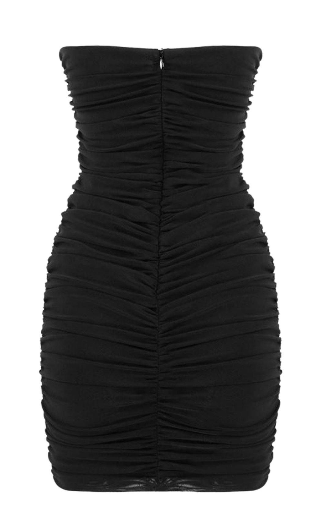 CUT OUT RUCHED BODYCON MINI DRESS IN BLACK Mini Dress Bodycon Dress cut-out-ruched-bodycon-mini-dress-in-black-mini-dress-bodycon-dress