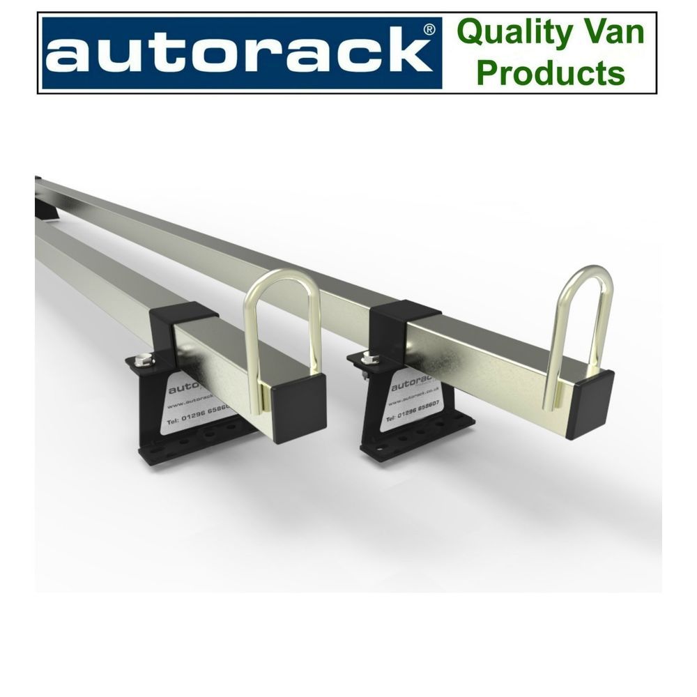 VAUXHALL VIVARO Mk1 With End-Stops and all fittings - 2 Van Roof Rack Bars Rails - AutoRack EasyBars 2001-2013