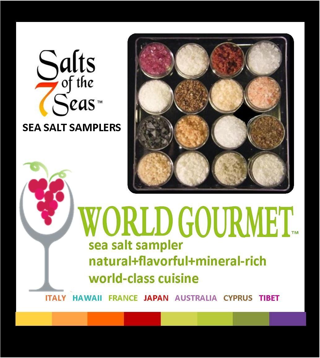 Salts of the Seven Seas, Sea Salt Samplers It is said Salts of the Seven Seas, Sea Salt Samplers It is said