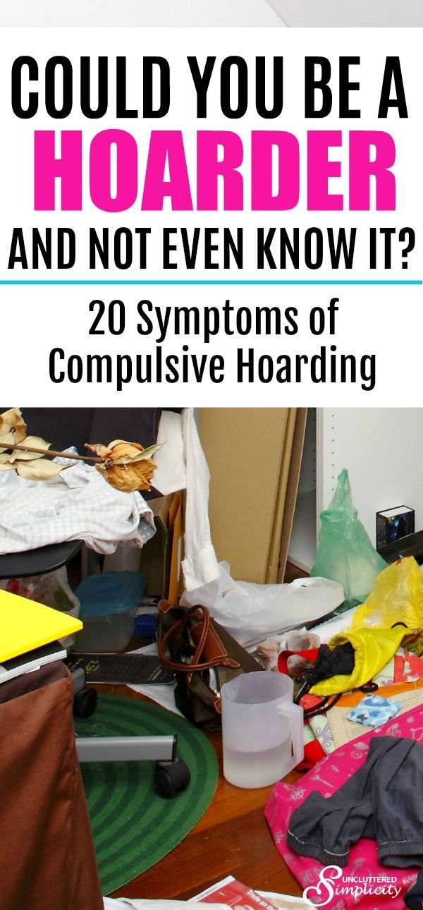 symptoms of hoarding | are you a hoarder | how to tell if you are a hoarder | could you or someone you love be a hoarder and not even know it | #hoarding #clutter #declutter #hoarder via @unclutteredsimplicity Household Cleaning Tips, House Cleaning Tips, Cleaning Organizing, Organizing Your Home, Spring Cleaning, Cleaning Hacks, Organising Hacks, Organization Ideas, Basement Organization
