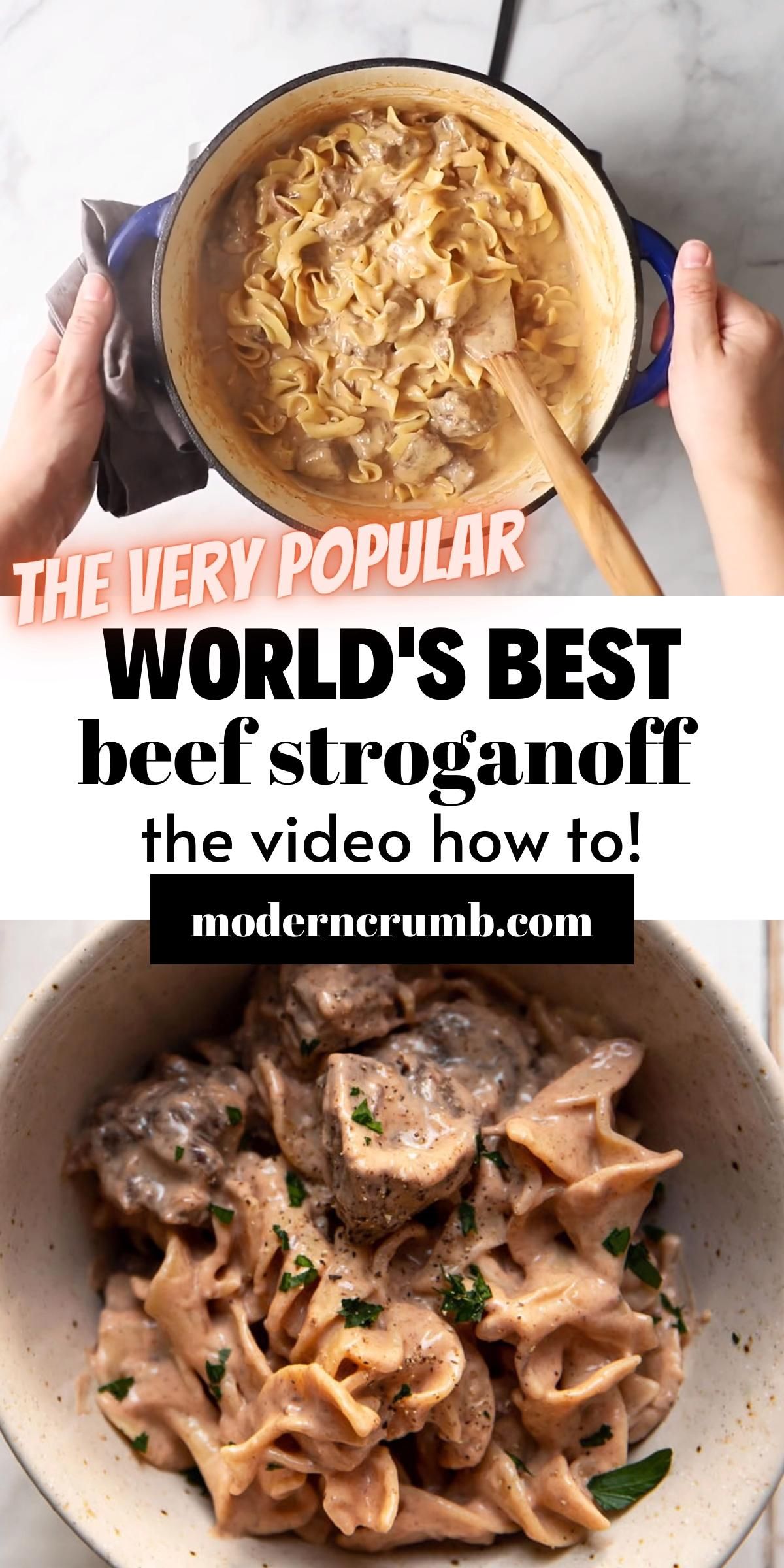 αδυνάτισμα μοσχαρίσιο stroganoff