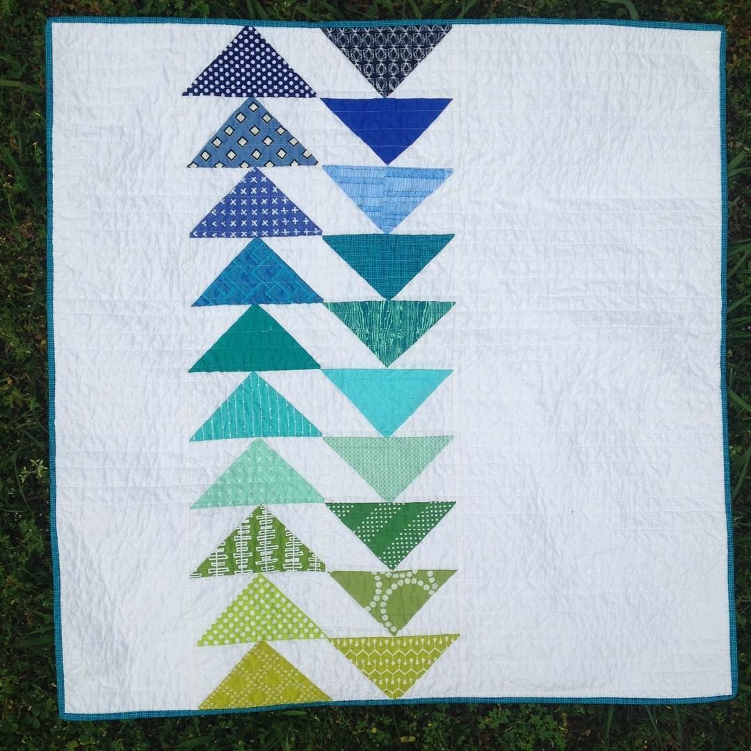 Another boy quilt! I saw this quilt Wild Goose Chase at