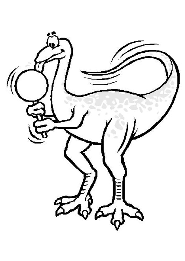 Dryosaurus Kleurplaat