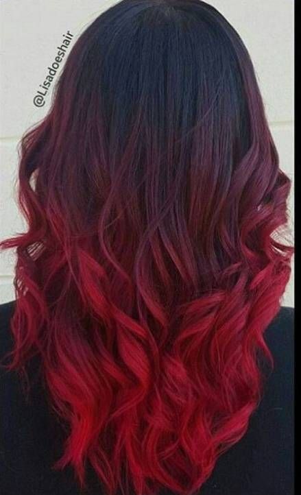 Most recent Snap Shots Dyed Hair curly Tips Are your root base offering the overall game away this you’re an all natural red? Or maybe you expensive a #curly #Dyed #Hair #Shots #Snap #Tips Red Ombre Hair, Dark Red Hair, Hair Color For Black Hair, Black Ombre, Red Hair With Black Roots, Black Hair Red Tips, Long Red Hair, Burgundy Hair, Black Dark