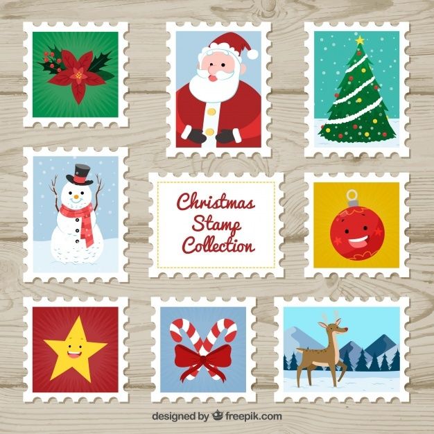 Christmas stamp set | Free Vector #Freepik #freevector #christmas #christmas-card #label #merry-christmas Christmas Stamps, Christmas Christmas, Stamp Collecting, Graphic Resources, Santa Claus, Stamp Set, Vector Free, Sugar Cookie, Set Free