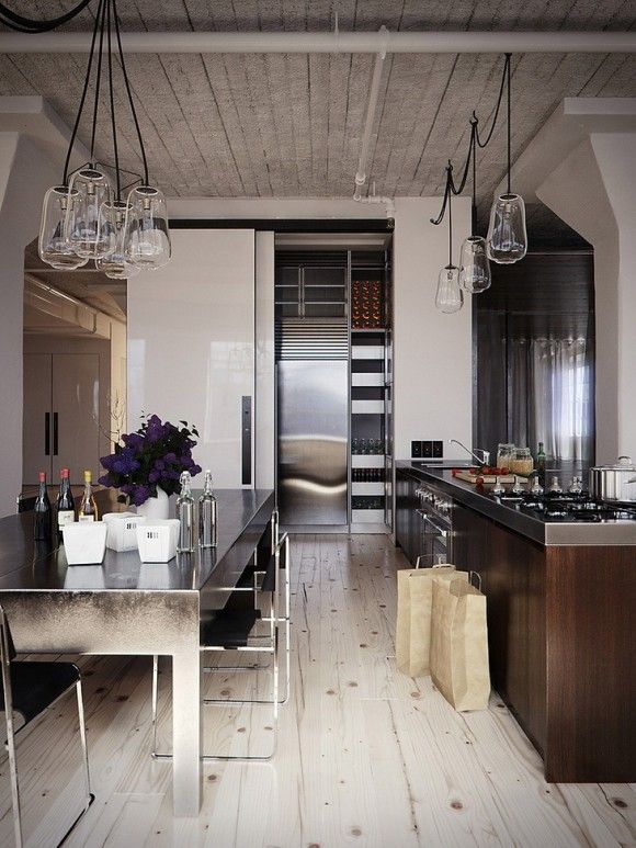 Like this for the loft, but can i just say, im already sick of ... Cucine stile industrial chic