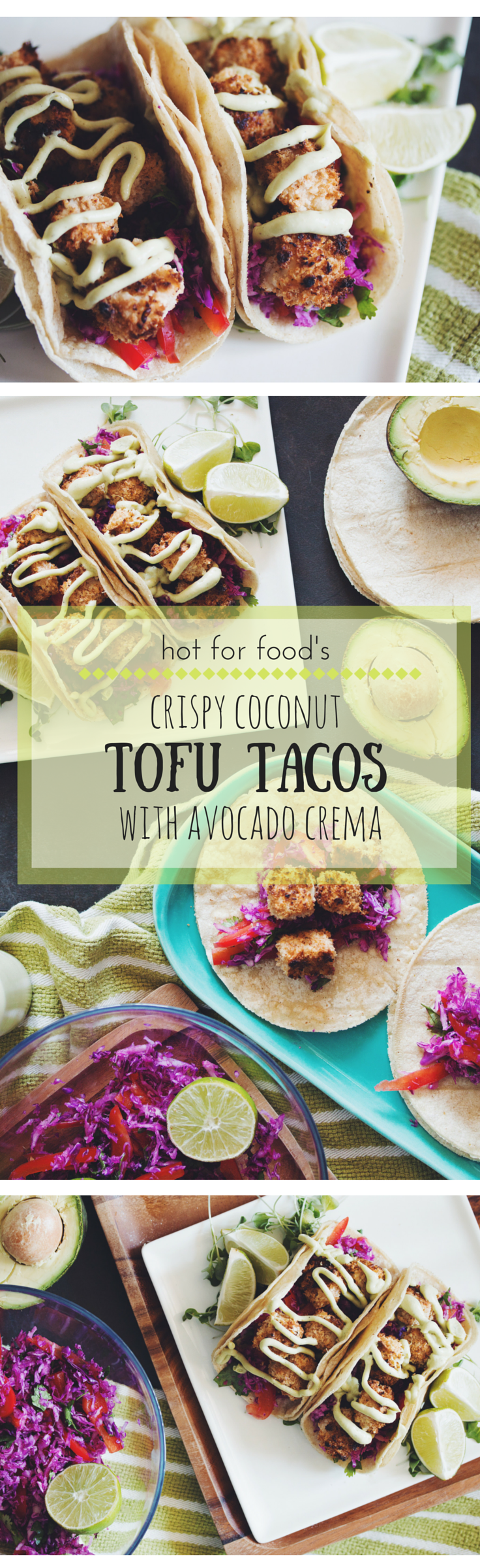 Vegan Crispy Coconut Tofu Tacos With Avocado Crema Recipe Vegan Crispy Coconut Tofu Tacos With Avocado Crema Recipe