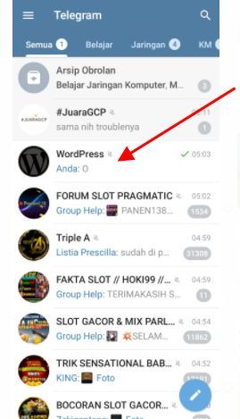 cara menghapus chat grup telegram