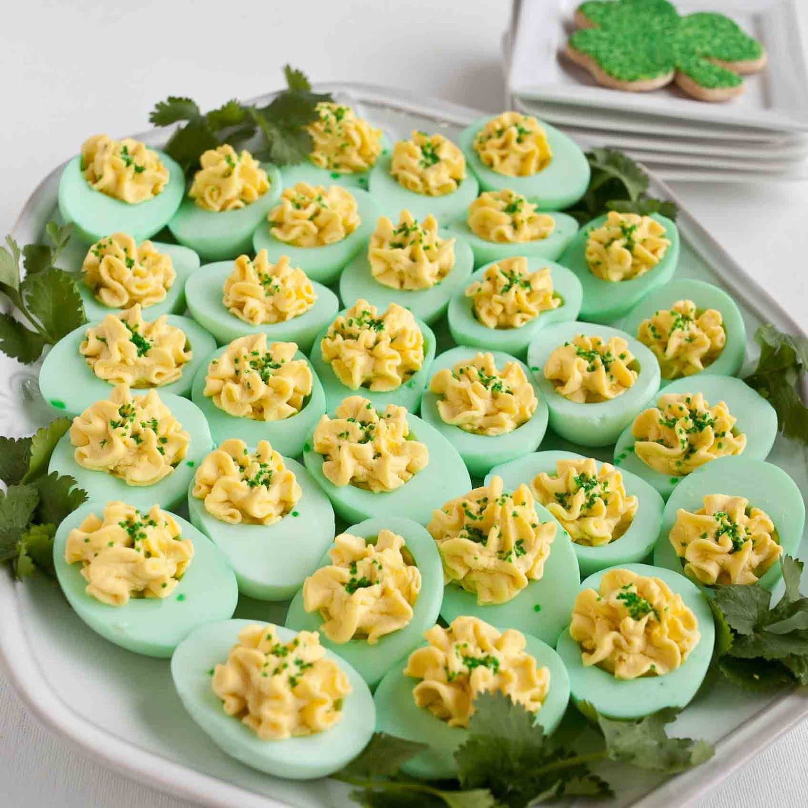 Festive St Patrick s Day Deviled Eggs Recipe festive-st-patrick-s-day-deviled-eggs-recipe