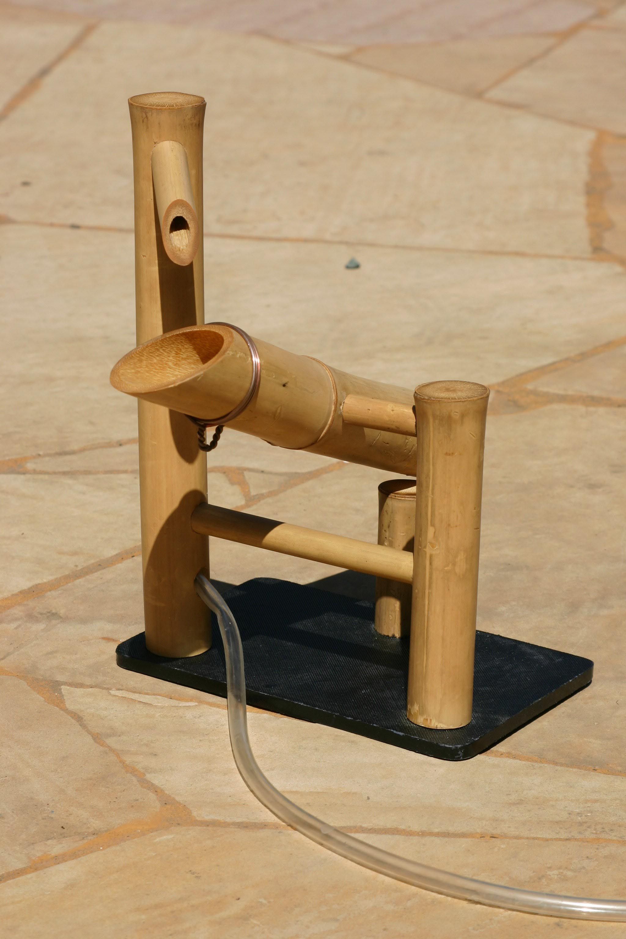100/% Handmade,Length25cm Bamboo Fountain Kit Solar Bamboo Fountain Japan Garden Waterfall Outdoor Water Fountain Spout