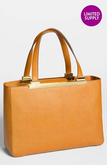 MICHAEL Michael Kors 'Tilda - Large' Saffiano Leather Tote (Online Only) available at #Nordst… | Michael kors handbags outlet, Leather tote, Cheap michael kors bags